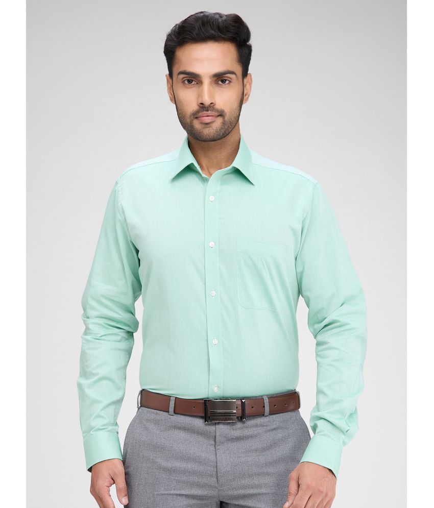     			Raymond Cotton Slim Fit Full Sleeves Men's Formal Shirt - Green ( Pack of 1 )