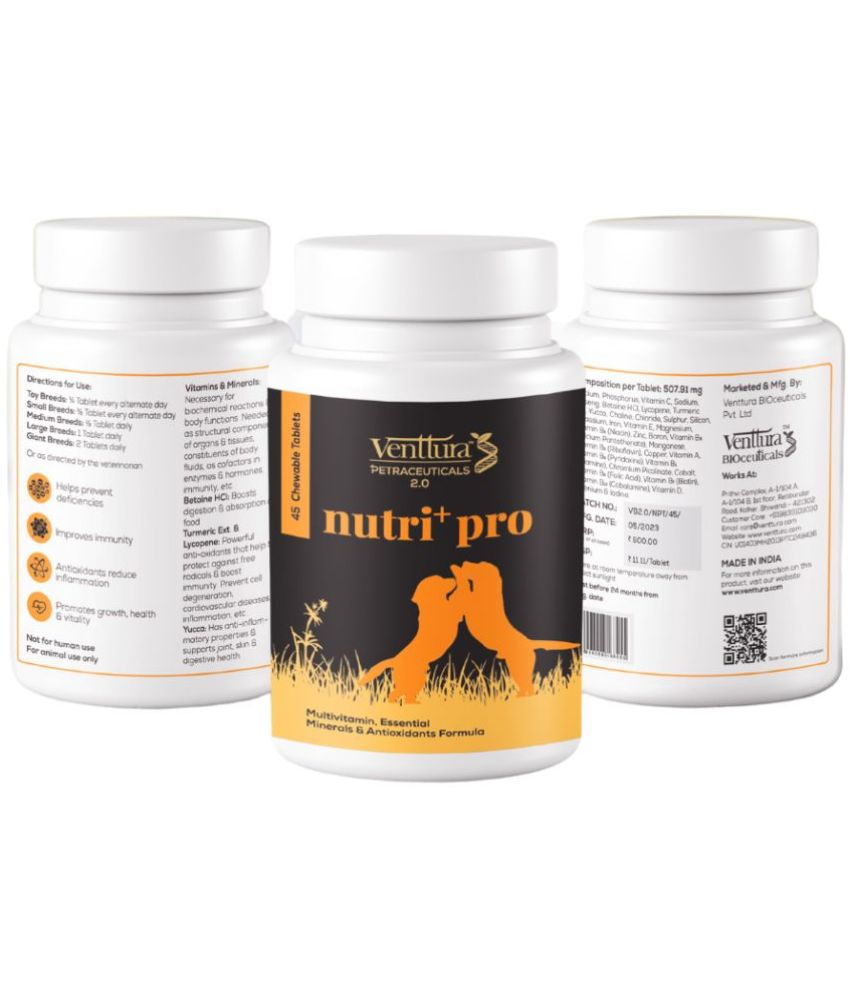     			Venttura Nutri+ Pro Chewable Tablets for Dogs | (45 Tablets)