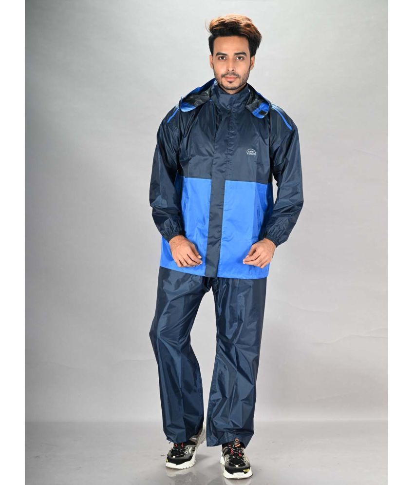     			lux venus Navy PVC Men's Rain Suit ( Pack of 1 )