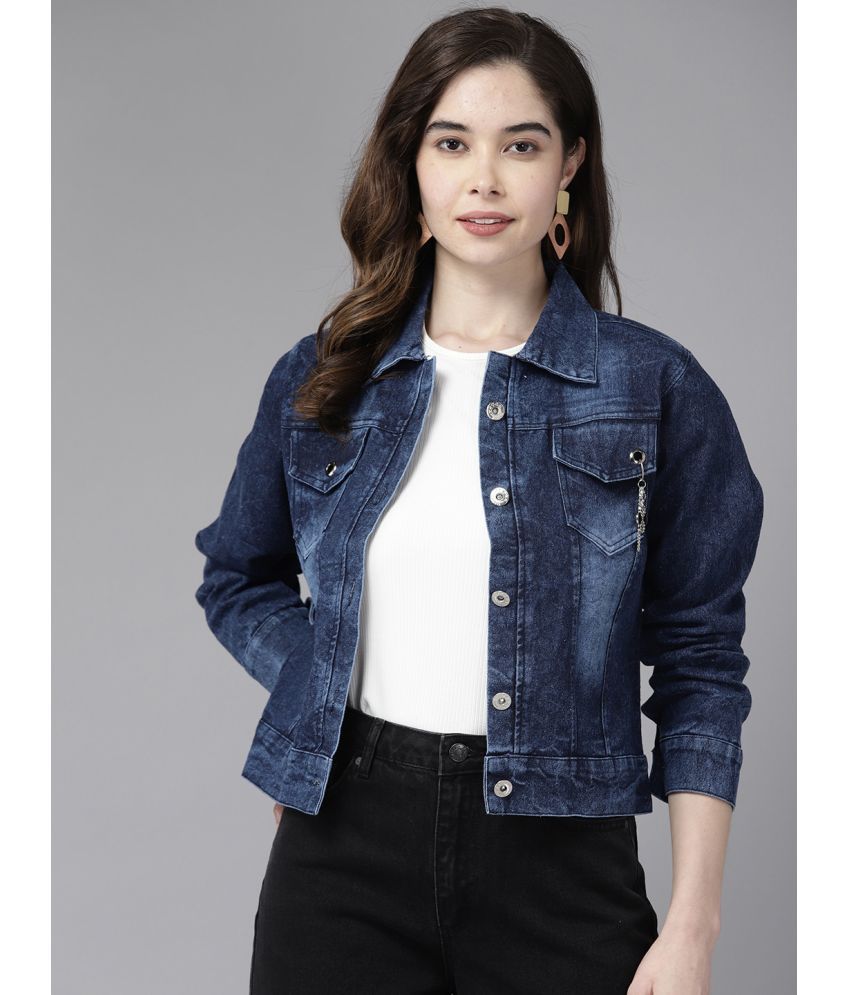     			Aarika - Denim Navy Denim Jacket