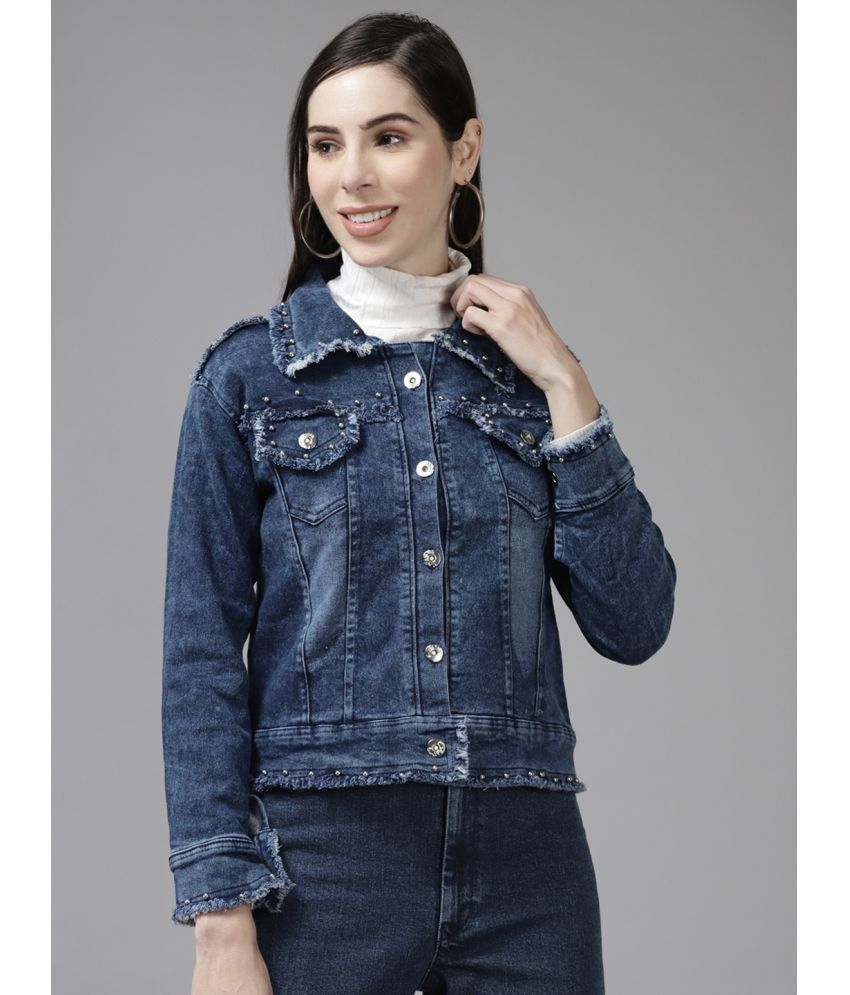     			Aarika - Denim Navy Denim Jacket