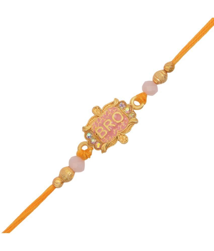     			Arendelle Kid's Rakhi Pink Raksha Bandhan 2024 Pack of 1