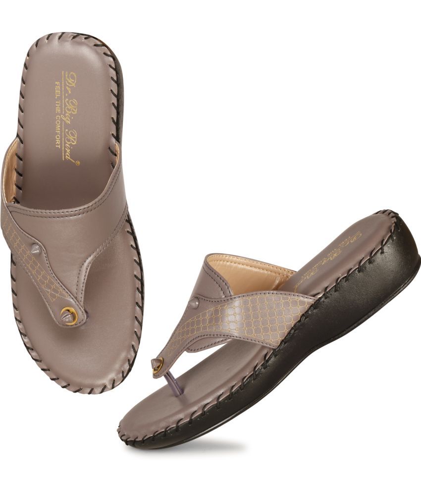     			BIG BIRD Gray Women's Flats