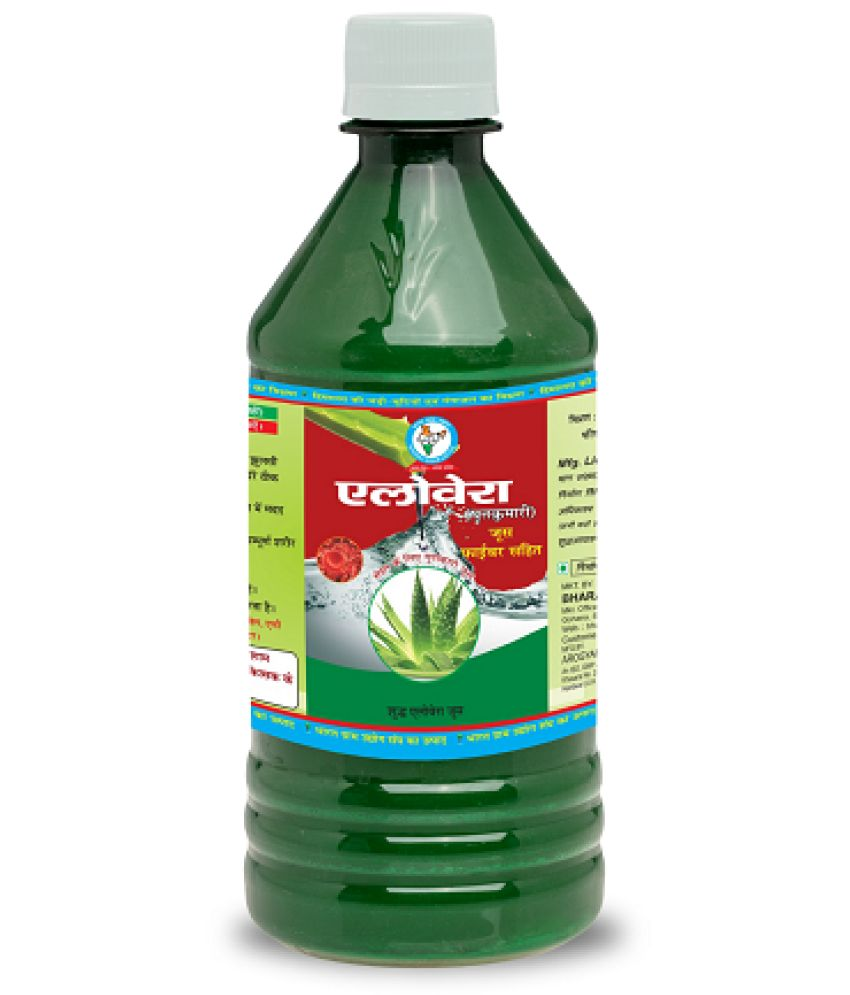     			Bharat Gram Udyog Aloe Vera Juice: Skin Hydration and Digestive Health, 1 L