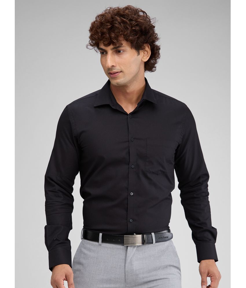     			Park Avenue Cotton Blend Slim Fit Full Sleeves Men's Formal Shirt - Black ( Pack of 1 )