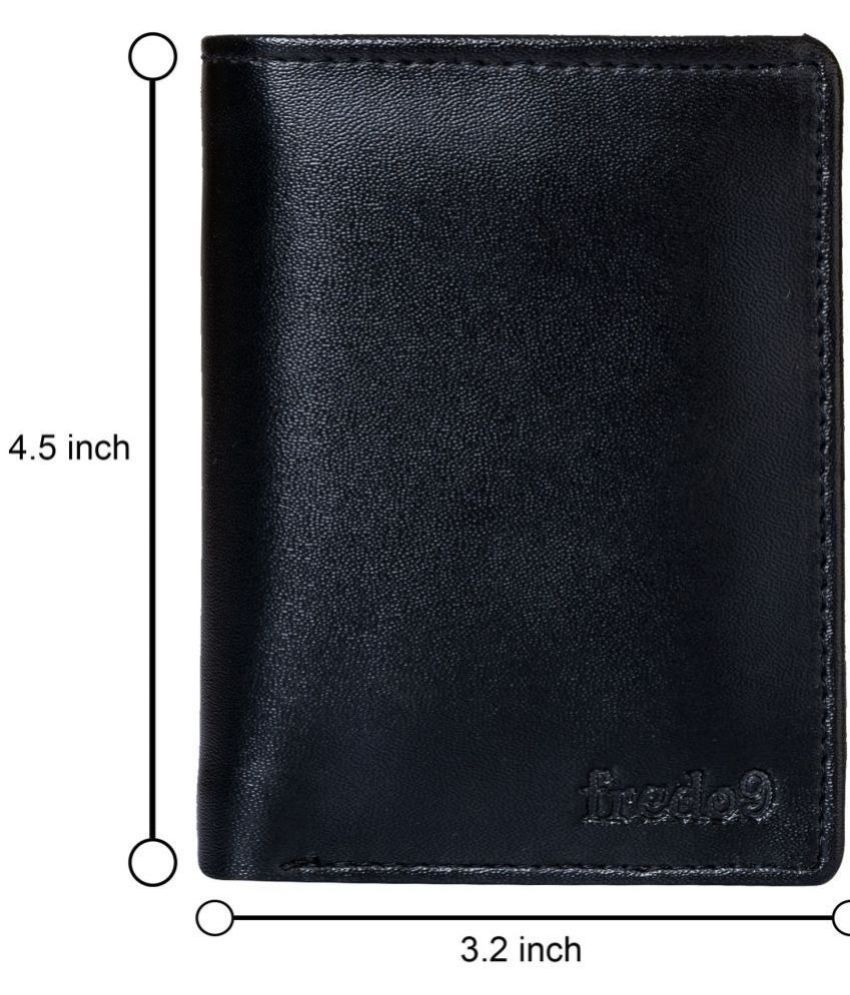     			INFINITRENZ Black PU Men's Two Fold Wallet,Regular Wallet ( Pack of 1 )