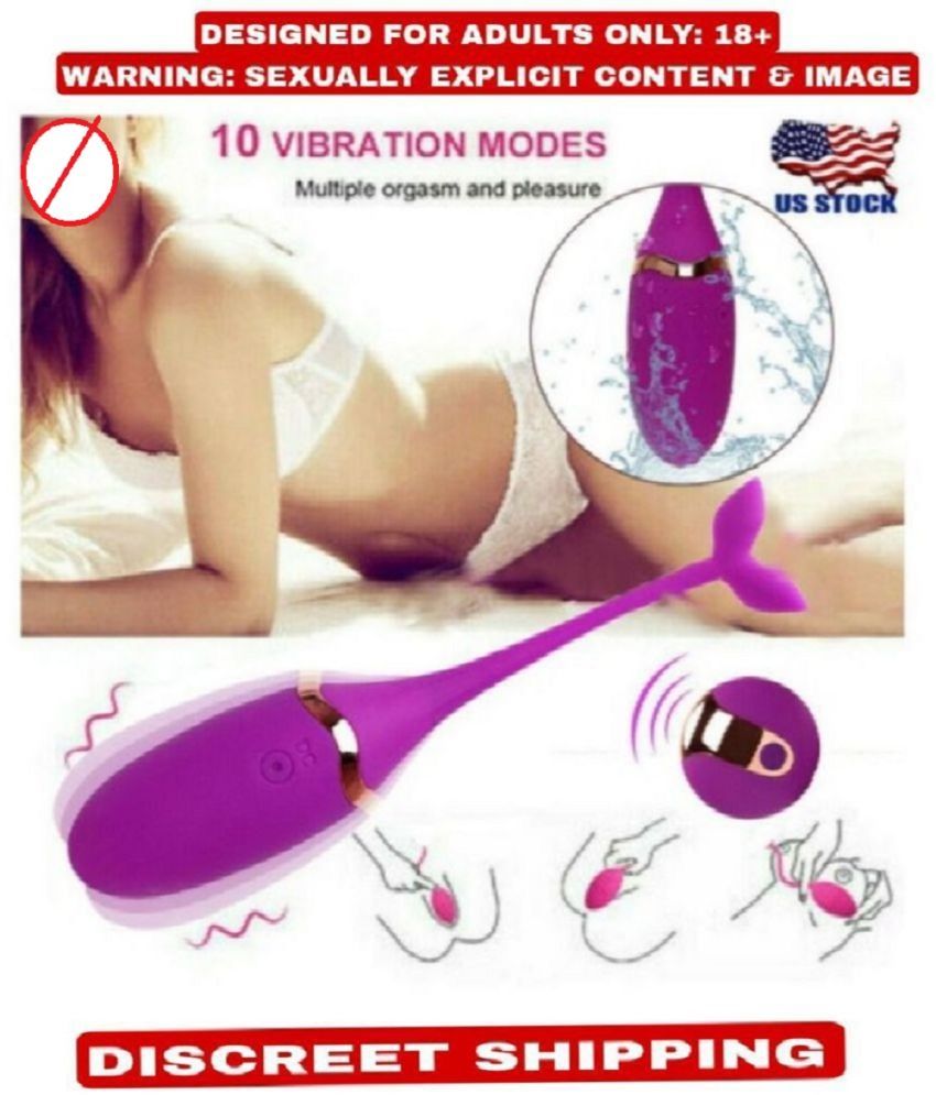     			10 FREQUENCY FISH SHAPE PANTIES WIRELESS REMOTE CONTROL USB CHARGING VIBRATING EGG FOR WOMEN