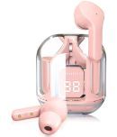 Vertical9 Earbud 8hrs playtime Type C True Wireless (TWS) In Ear 8 Hours Playback Active Noise cancellation IPX4(Splash & Sweat Proof) Pink