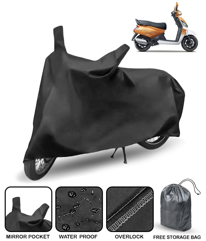     			AutoRetail Bike Body Cover for Mahindra GUSTO ( Pack of 1 ) , Black