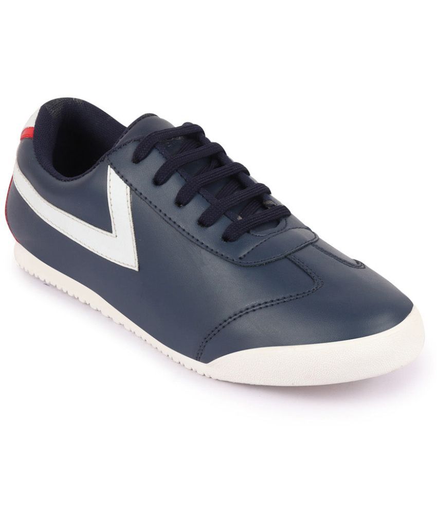     			Fausto Navy Blue Men's Sneakers