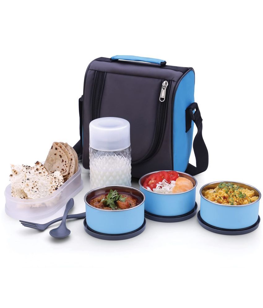     			Kkart Plastic Lunch Box 5 - Container ( Pack of 1 )