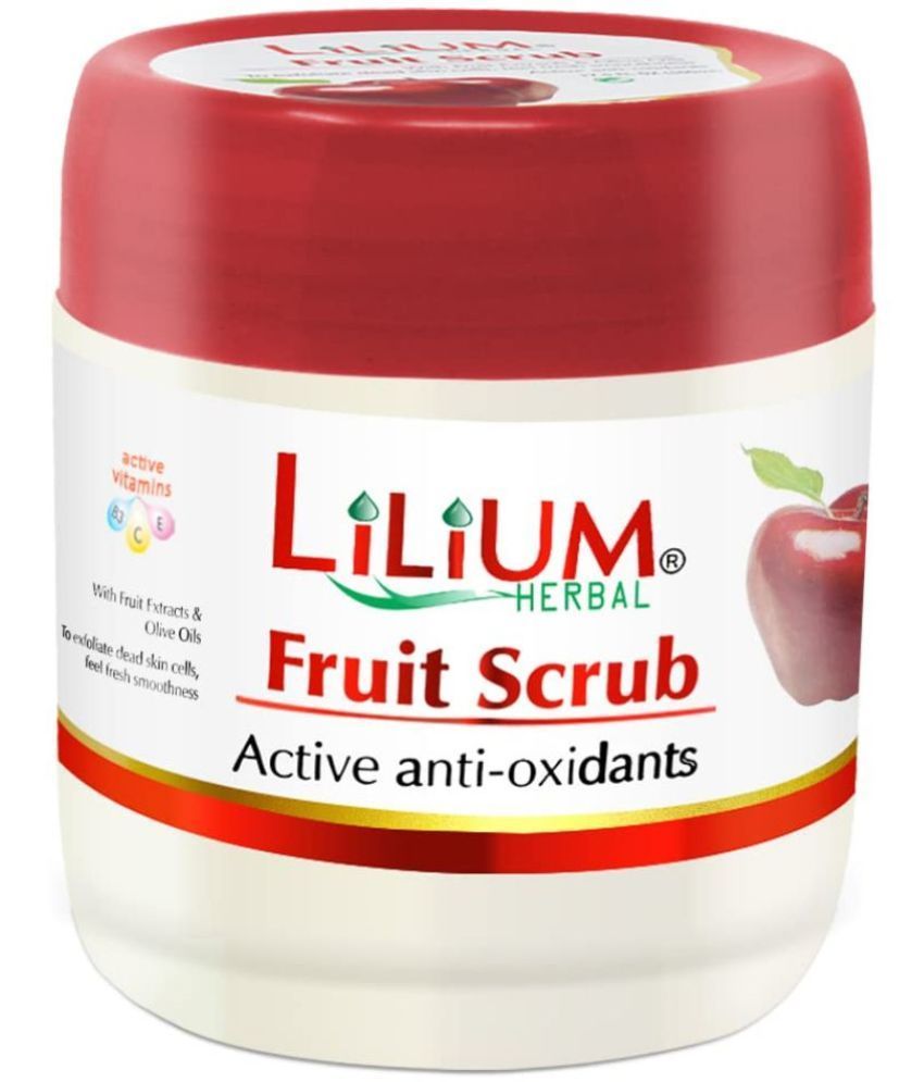     			Lilium Fruit Face Scrub Active Anti-Oxidants & Olive Oils To Exfoliate Dead Skin Cells 500 GM