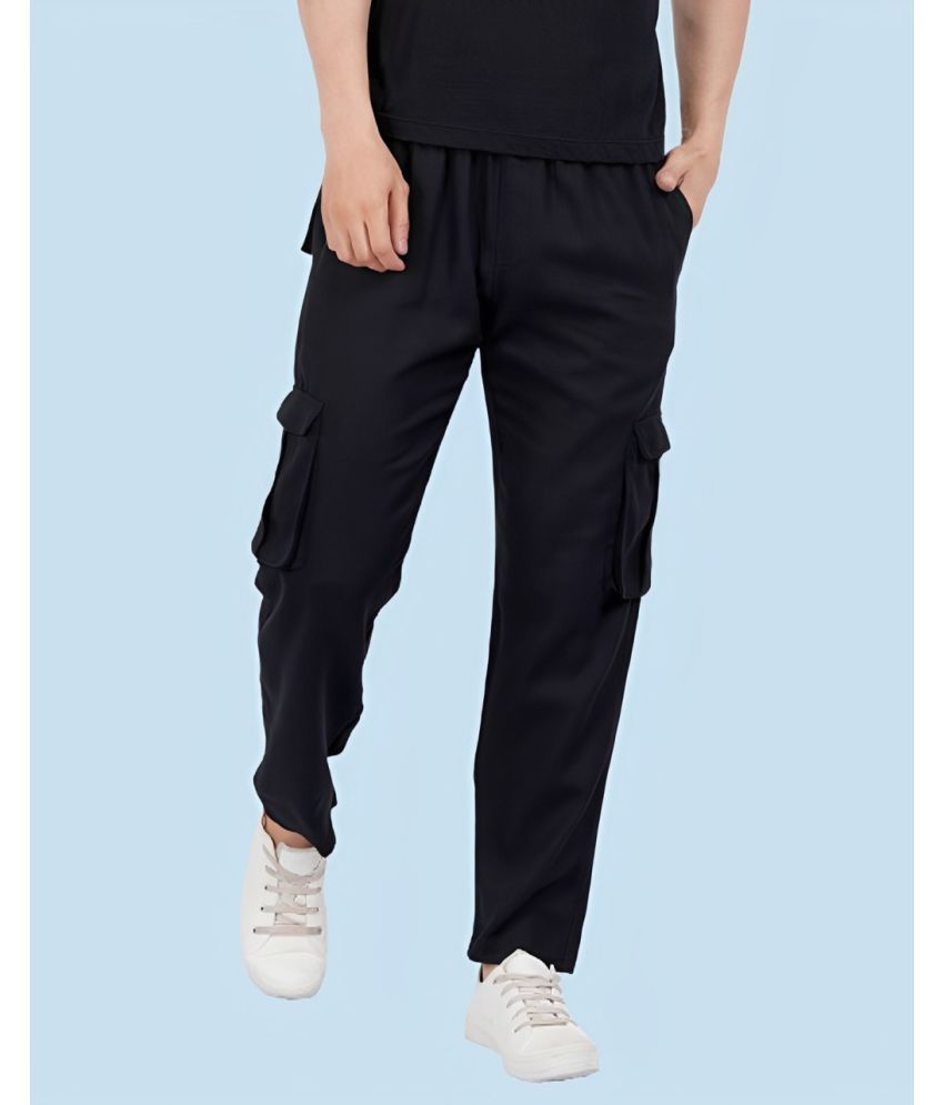     			PP Kurtis Black Lycra Men's Trackpants ( Pack of 1 )