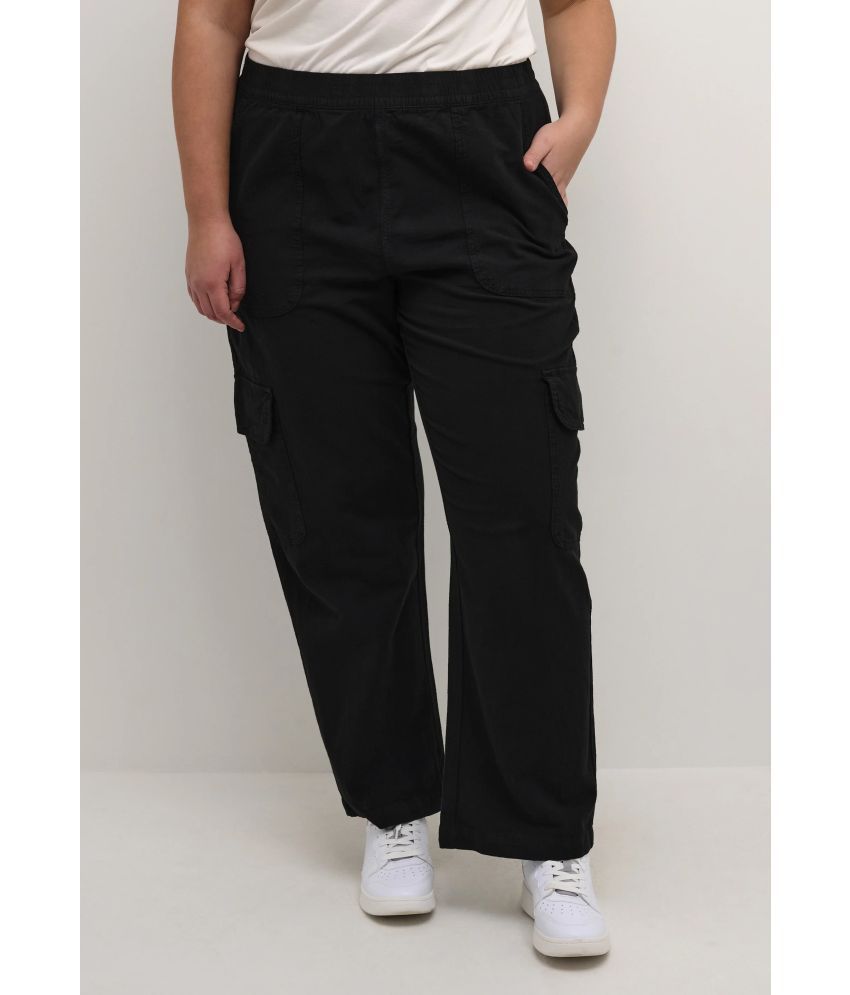     			PP Kurtis Black Lycra Regular Women's Cargo Pants ( Pack of 1 )