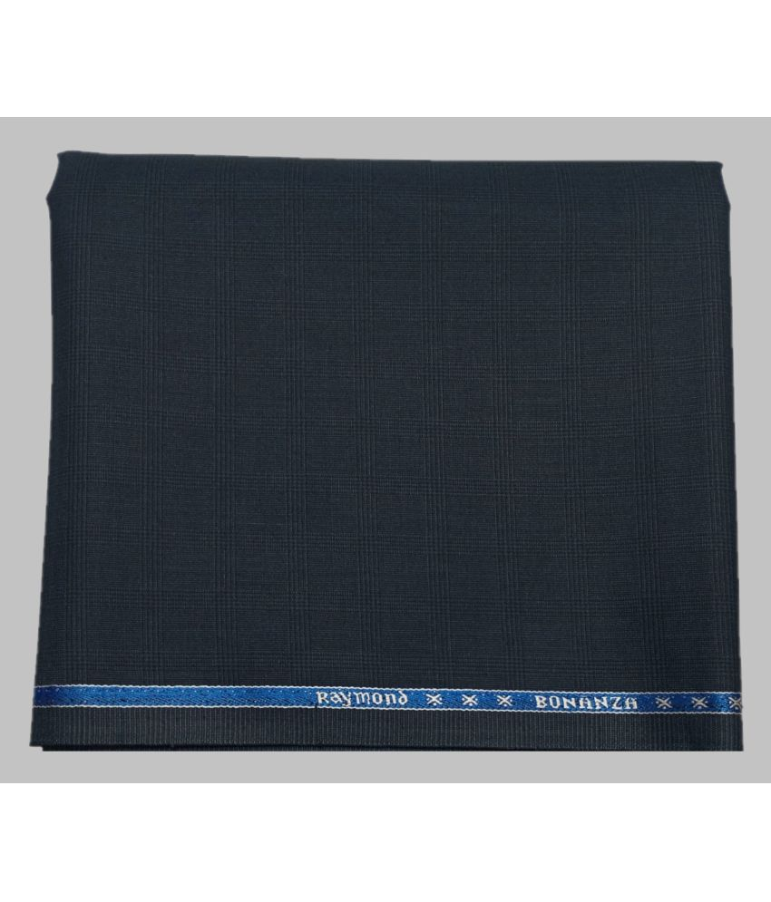     			Raymond Navy Blue Polyester Blend Men's Suit Length ( Pack of 1 )