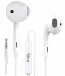 Neo R11 3.5 mm Wired Earphone In Ear Active Noise cancellation White