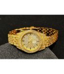 Renaissance Traders Gold Metal Analog Womens Watch