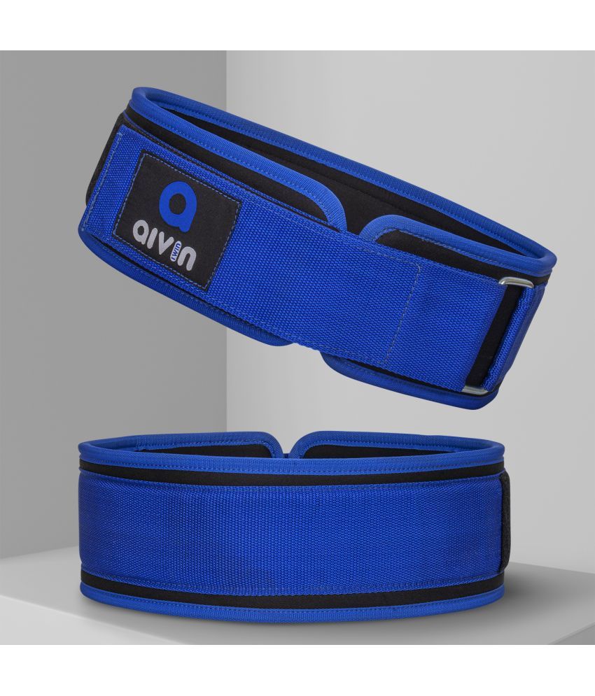     			Aivin Blue Nylon Neoprene Gym Belt