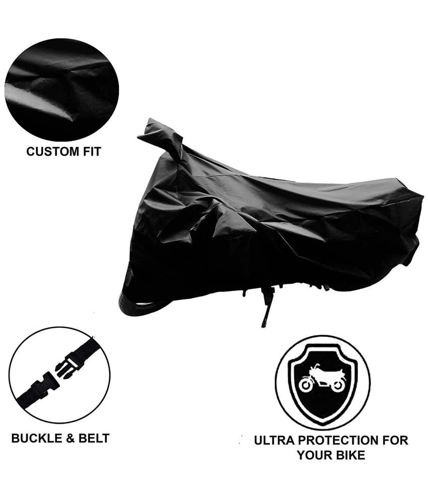     			AutoRetail Bike Body Cover for Royal Enfield Bullet 350 ( Pack of 1 ) , Black