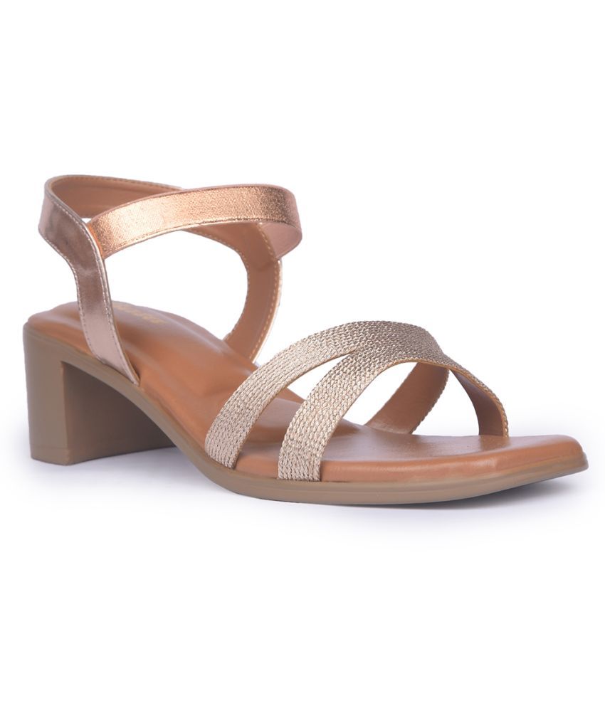     			Bata Rose Gold Women's Sandal Heels