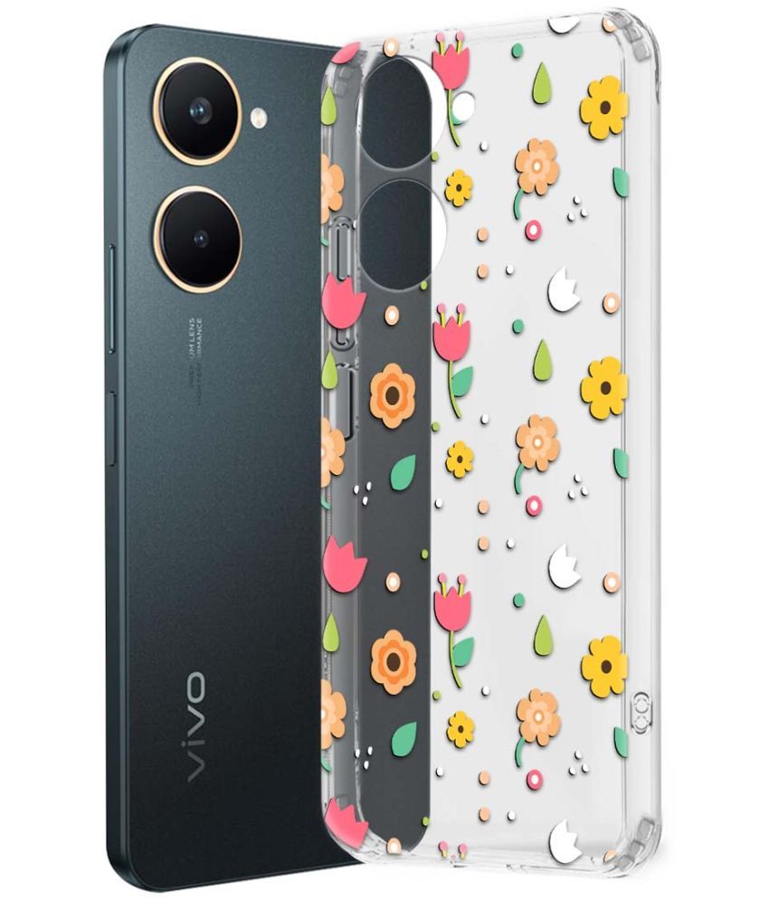     			NBOX Multicolor Printed Back Cover Silicon Compatible For Vivo Y18e ( Pack of 1 )