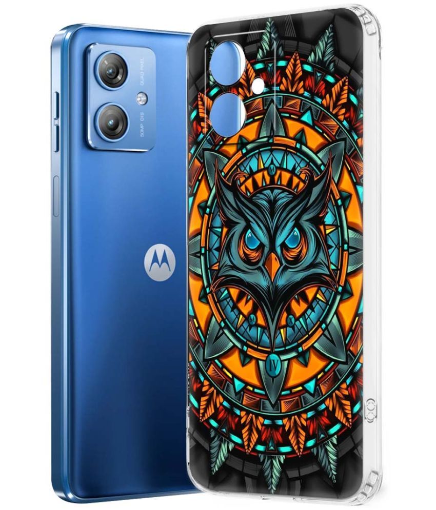     			NBOX Multicolor Printed Back Cover Silicon Compatible For Moto G64 5G ( Pack of 1 )