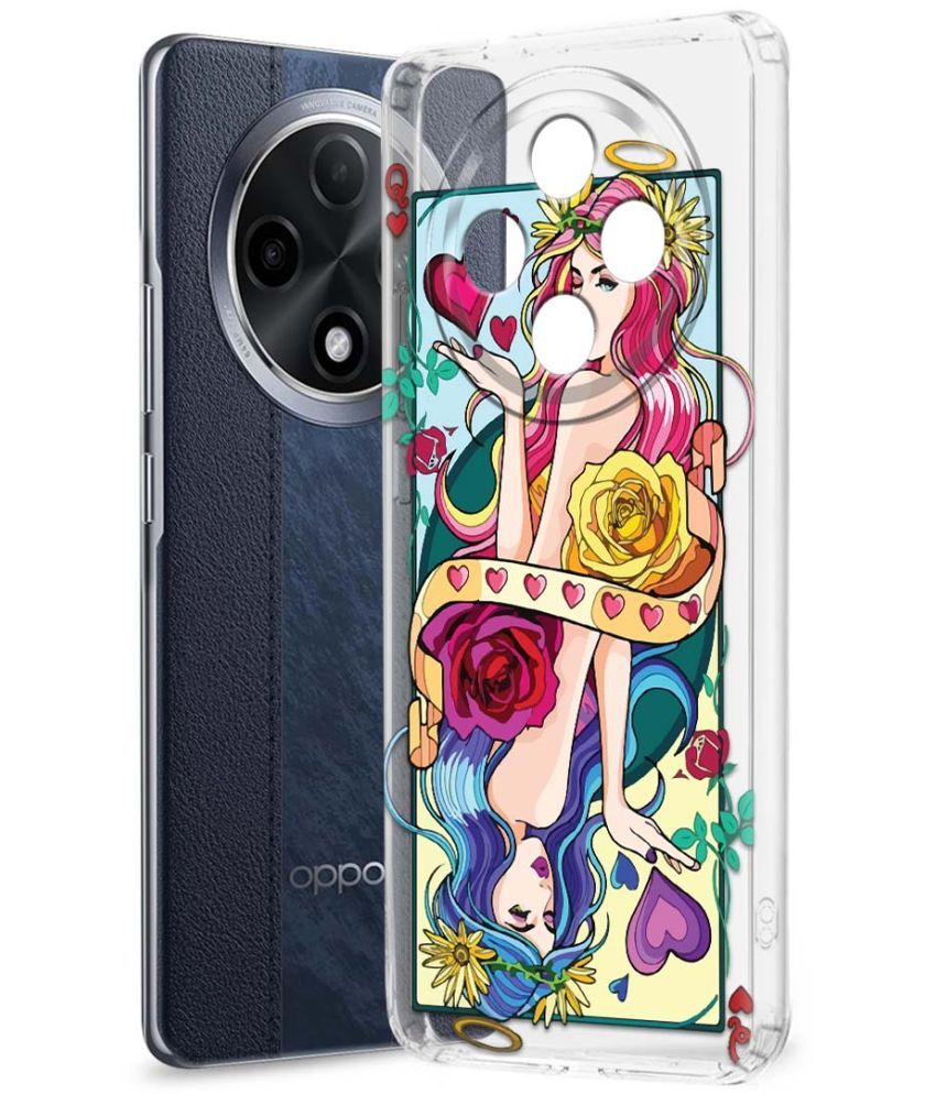     			NBOX Multicolor Printed Back Cover Silicon Compatible For Oppo F27 Pro Plus 5G ( Pack of 1 )