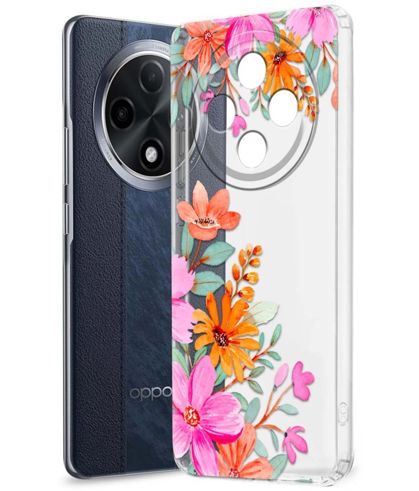     			NBOX Multicolor Printed Back Cover Silicon Compatible For Oppo F27 Pro Plus 5G ( Pack of 1 )