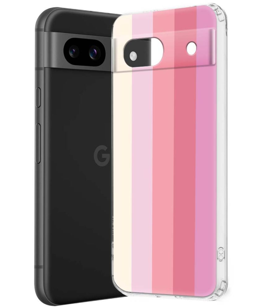     			NBOX Multicolor Printed Back Cover Silicon Compatible For Google Pixel 8a ( Pack of 1 )