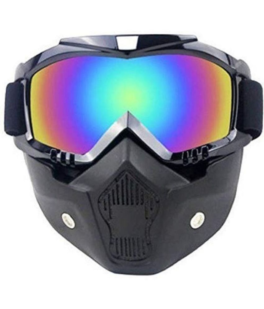     			banistrokes Night Vision Multicolour Riding Goggles ( Pack of 1 )