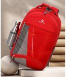 Bluejay Red Polyester Backpack ( 35 litres )