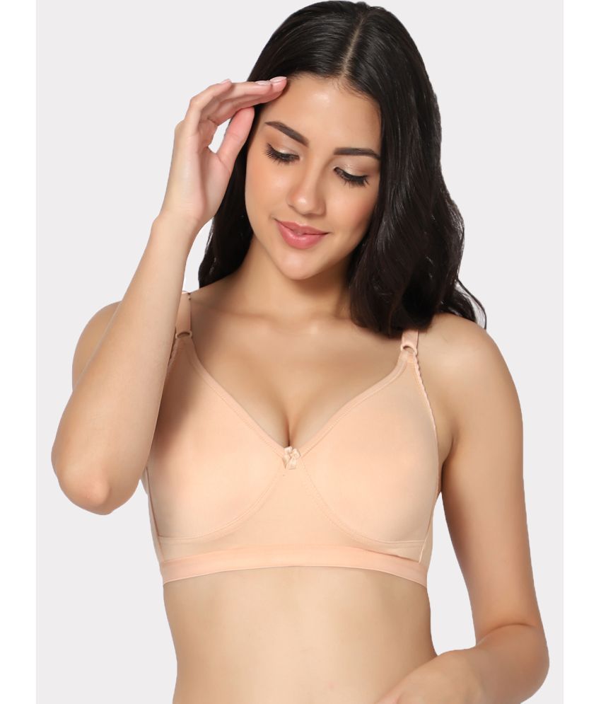     			IN CARE LINGERIE Beige Cotton Non Padded Women's Everyday Bra ( Pack of 1 )