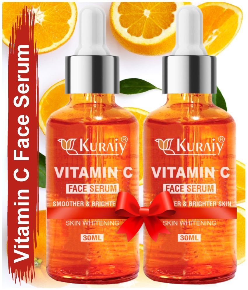     			KURAIY Face Serum Vitamin C Radiant Glow For All Skin Type ( Pack of 2 )