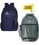 Bluejay Blue Polyester Backpack ( 35 litres )