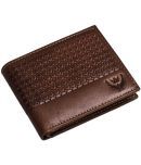 Lorenz Brown 100% Leather Men's RFID Wallet ( Pack of 1 )