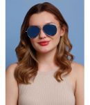 Sunnies Silver Pilot Sunglasses ( Pack of 1 )