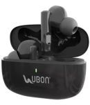 UBON J5 Bluetooth True Wireless (TWS) On Ear 50 Hours Playback Active Noise cancellation IPX4(Splash & Sweat Proof) Black