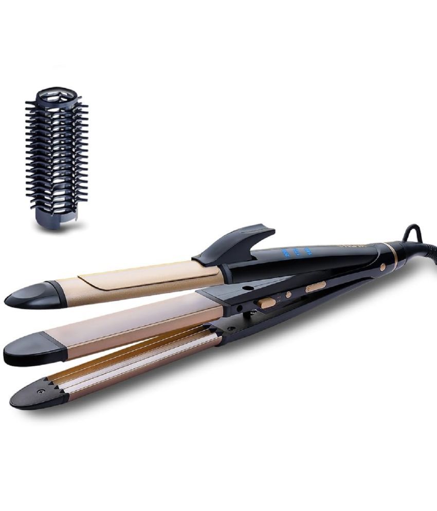     			4 in 1 Hair Styler- Straightener, Curler & Crimper Hair Straightener