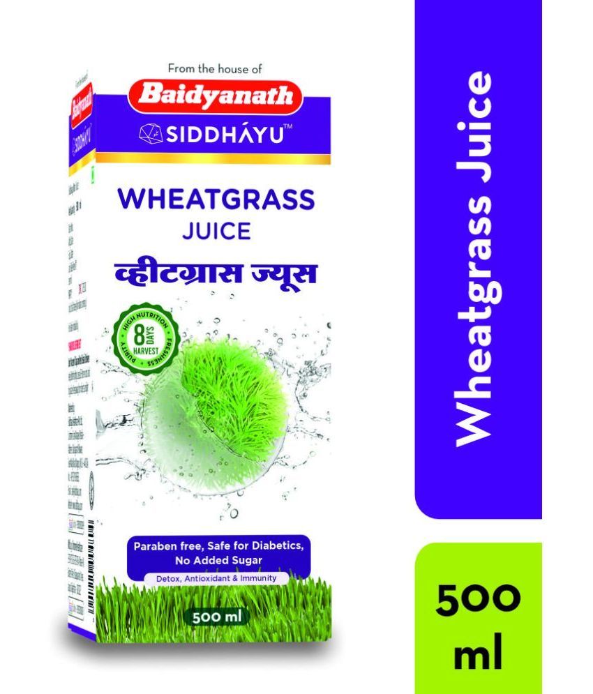     			Baidyanath Wheatgrass Juice - 500ml (Pack of2) | Natural Superfood Drink | Supports Detoxification & Immune System | Digestive System And Purify Blood