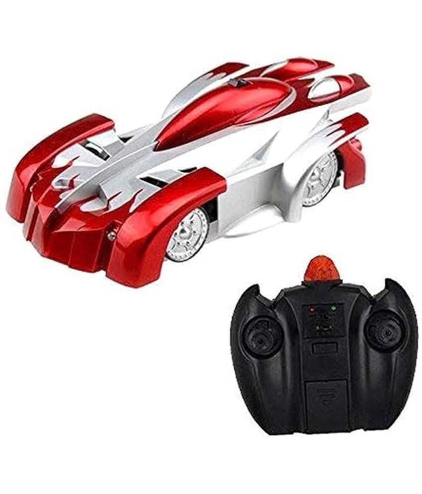     			Fratelli Wall Climbing RC Car with InfraRed Function 360 degree Rotation Toy Car (Multicolor)