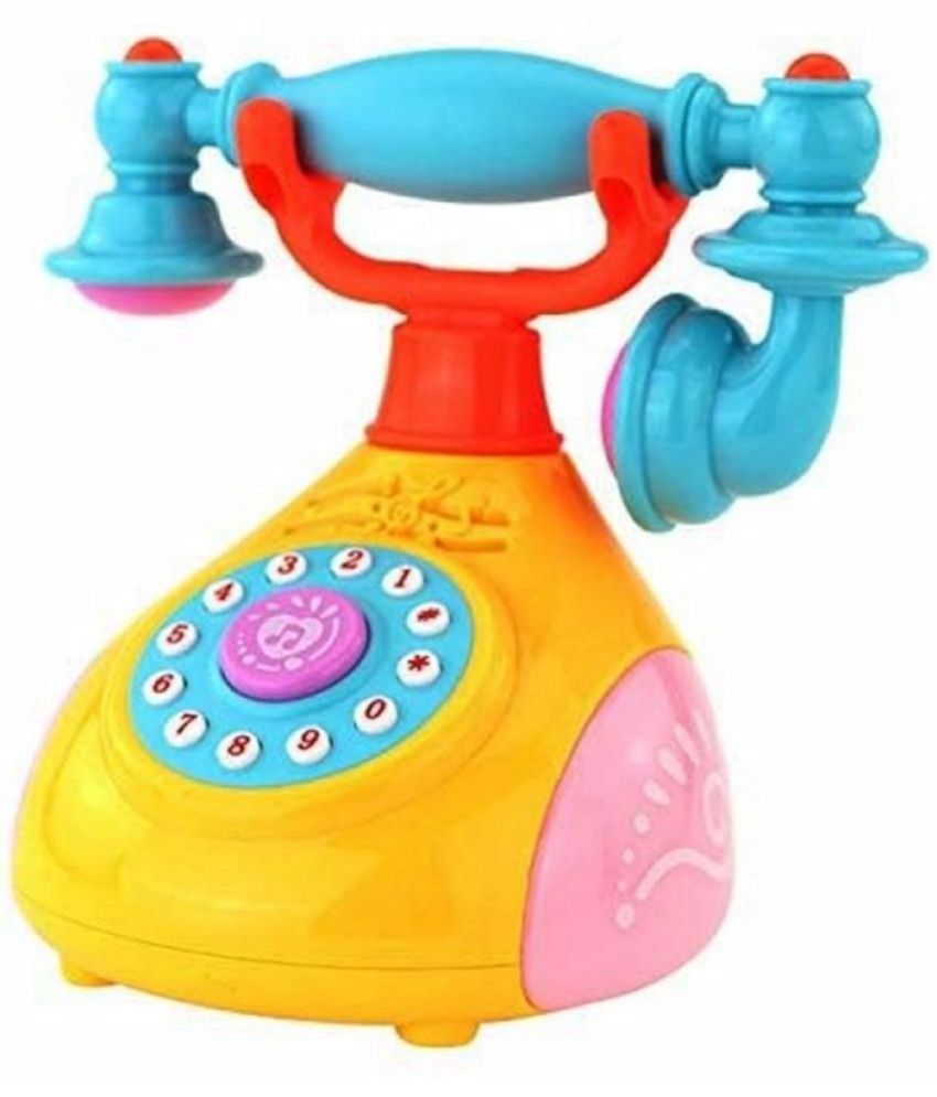     			Landline Phone Toy Learning Machine Learn Song for Kids, Multi Color