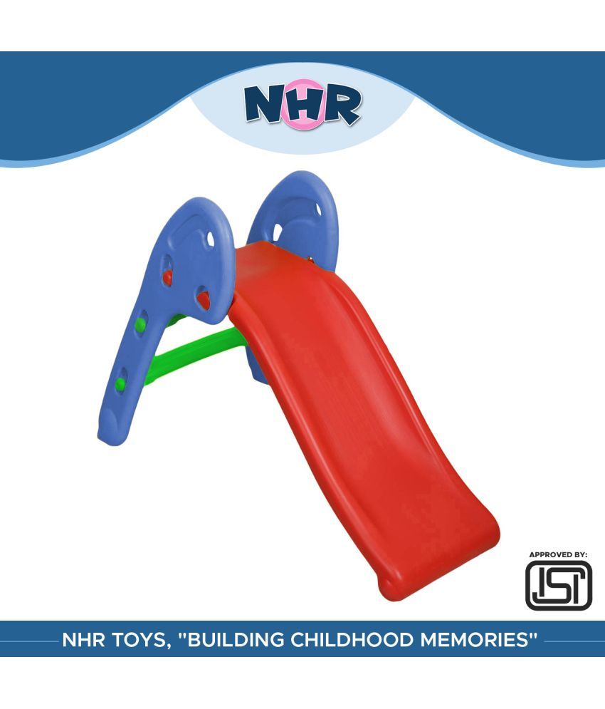     			NHR Foldable Sliding Toys for Kids Boys & Girls | Use Indoor/Outdoor | Safe & Fun Playground Toys for Kids | Perfect Slides for Home, School & Garden | Age Group 24 + Months