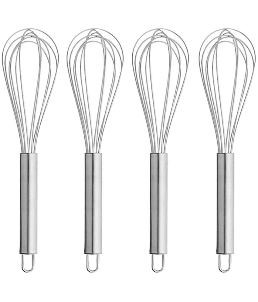     			OC9 Silver Stainless Steel 4 Whisk ( Set of 4 )