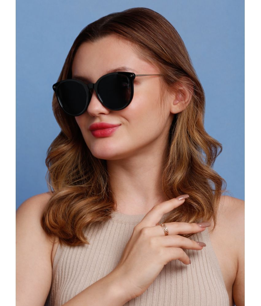     			Sunnies Black Round Sunglasses ( Pack of 1 )