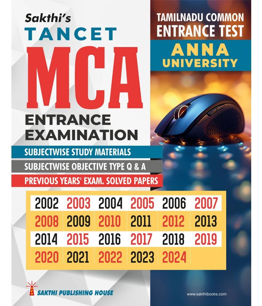     			Tancet MCA Entrance Examination Superior Guide English