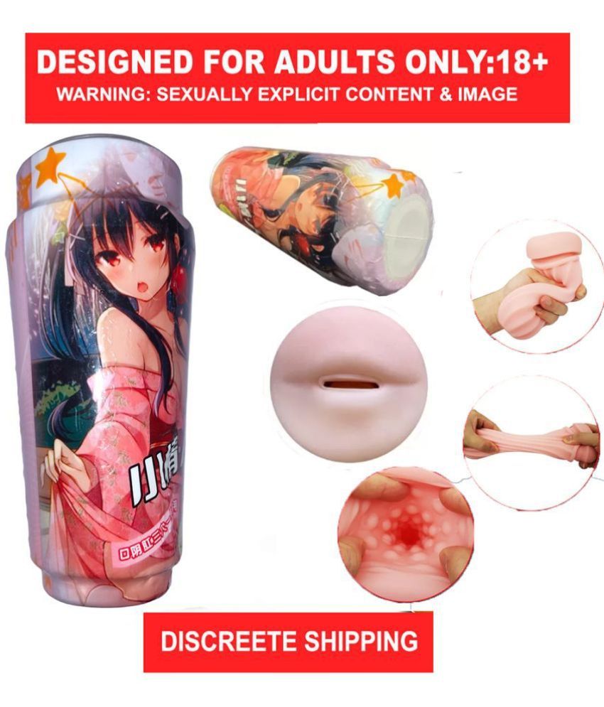     			Japanese anime erotic sex toy for men Real Silicone Pocket Mouth artificial male masturbator adult toy sexual viginas toy for men