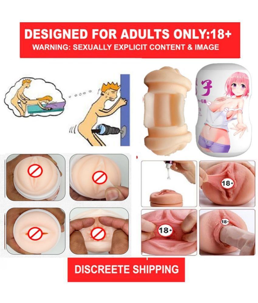     			Simulated Vagina Masturbators Reusable Double Hole Cup Realistic Pussy Vagina Anus Sex Toys Shop Product for Men Adults mens sexy toy pocket pussy