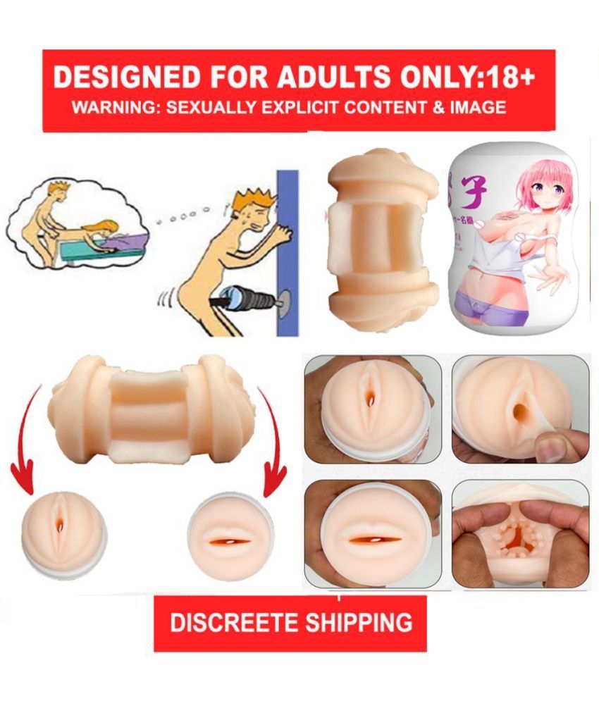     			Yumeko 2-In-1 Anime Masturbation Cup- Vagina + Mouth | Reusable Cup for On-the-Go Pleasure