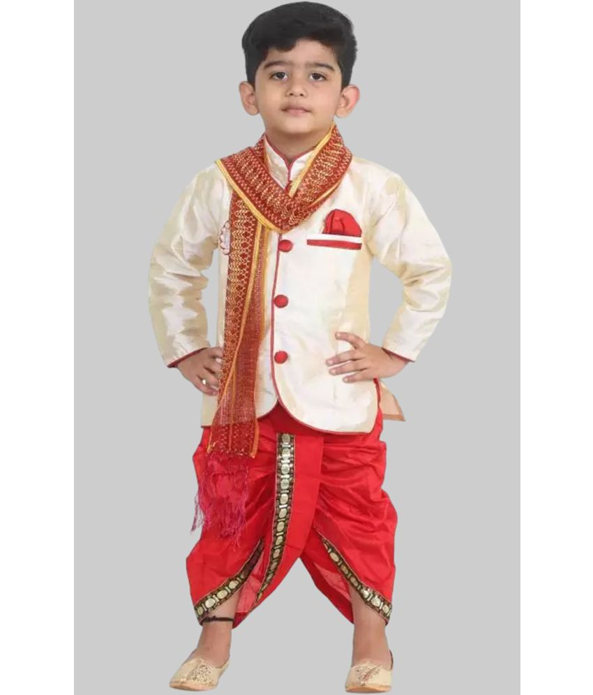     			Baby Boys Dhoti Kurta Set