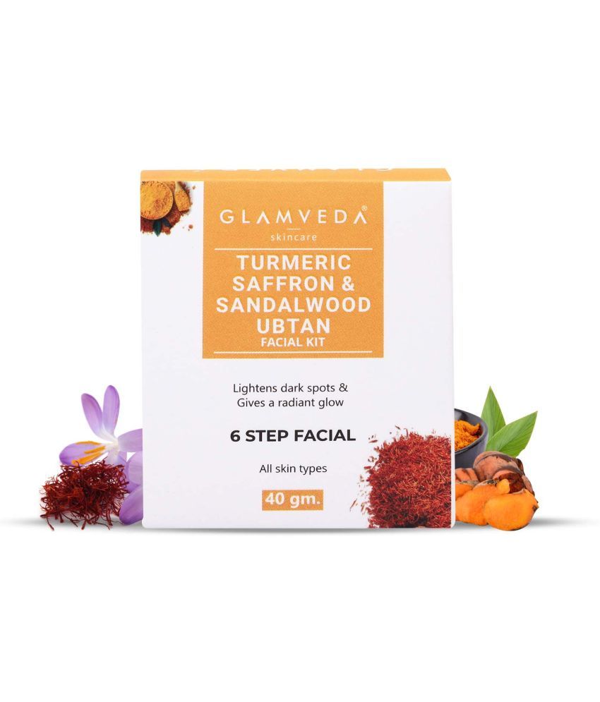     			Glamveda Less Than 3 Times Use Facial Kit For All Skin Type Haldi Chandan 40gm ( Pack of 1 )